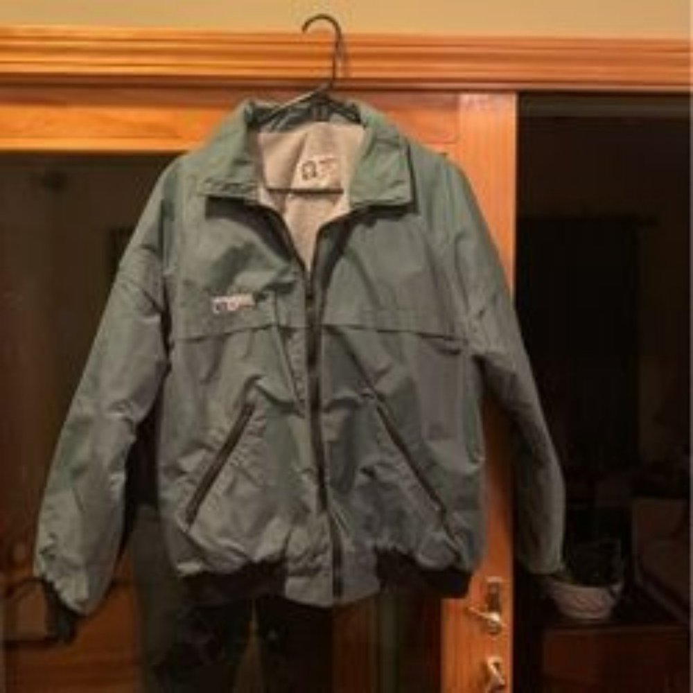Mens boating jacket, Green XL